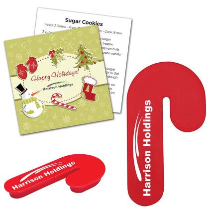 Custom Candy Cane Cookie Cutter - Red 