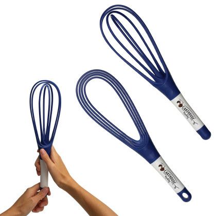 Custom Collapsible Whisk - Blue/White Custom Collapsible Whisk - Blue/White