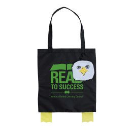 Custom Paws N Claws Foldable Tote with Hanging Pouch - Eagle 