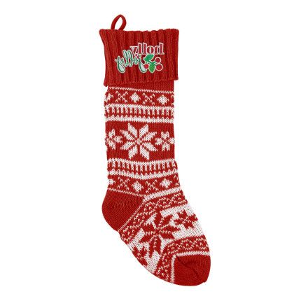 Custom Holiday Stocking - Red