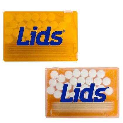 Rectangle Shaped Pick n Mints - Translucent Orange