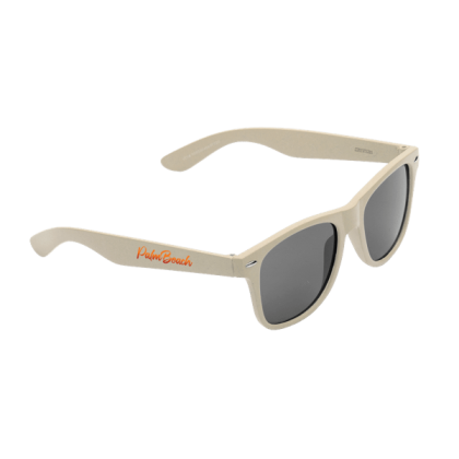 Custom Kailua Wheat Straw Fiber Sunglasses - Sand