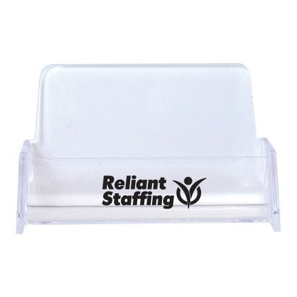 Custom Business Card Holder - Clear 