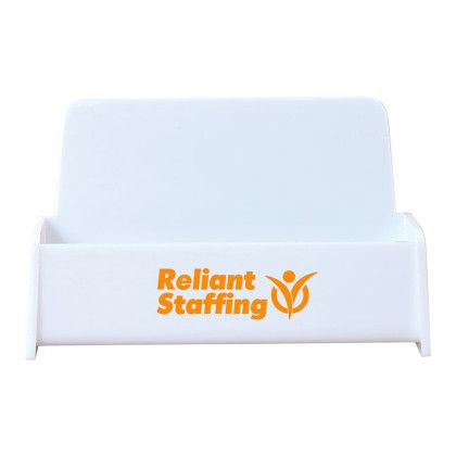 Custom Business Card Holder - White 