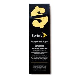 Custom Lil Bloomer Seed Paper Bookmarks - Numerous Shapes