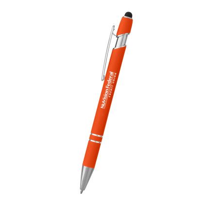 Customized Incline Stylus Pen - Orange