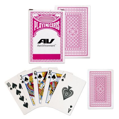 Custom Standard Playing Cards - Pink