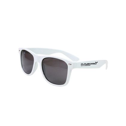 Custom Glossy Sunglasses - White