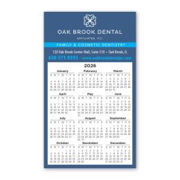 Custom Square Corner Calendar Magnet - 2.9 x 4.9