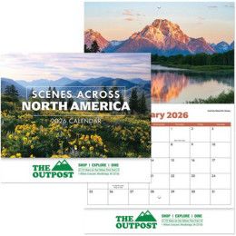 Custom Scenes of America Stitched Wall Calendar