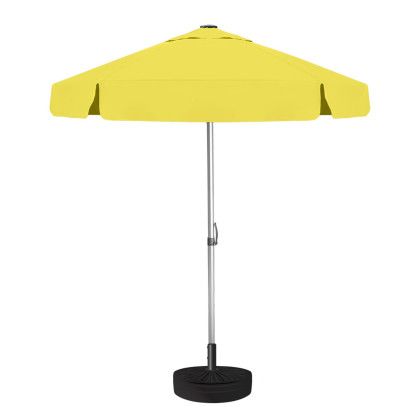 Commercial Grade Custom Logo Patio Umbrella Black - Yellow Commercial Grade Custom Logo Patio Umbrella Black - Yellow
