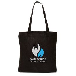 Custom Halloween Haunt Economy Non-Woven Trick or Treat Tote Bag - Black