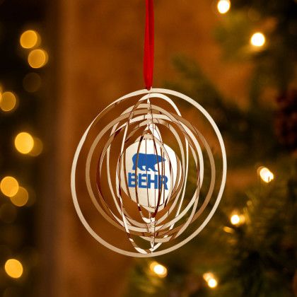 Dazzling Round Pop Out Ornament with Logo Dazzling Round Pop Out Ornament with Logo