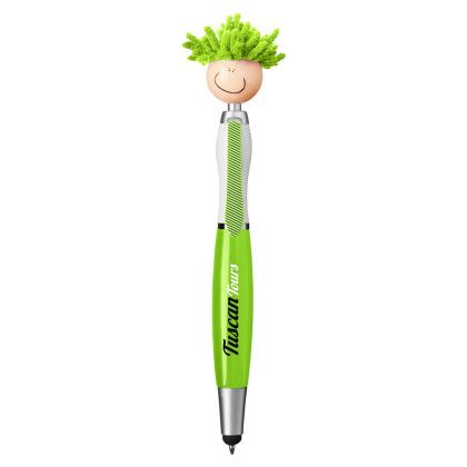 Custom Mop Topper Stylus Pen - lime green
