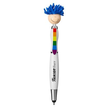 Custom Mop Topper Stylus Pen - Rainbow