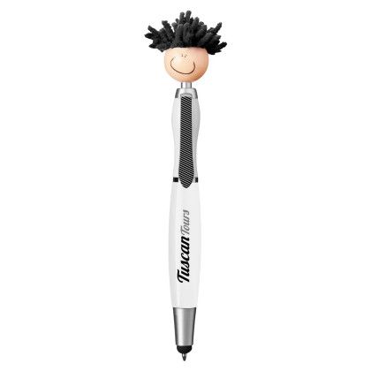 Custom Mop Topper Stylus Pen - White