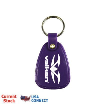 Custom MicroHalt Western Saddle Key Tag - Purple