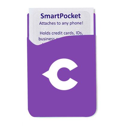 Custom SmartPocket Cell Phone Wallet - Purple