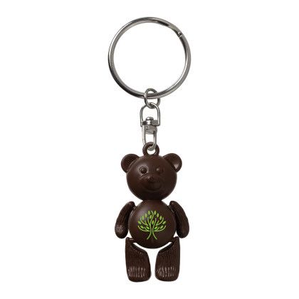 Custom Bear Keytag - Brown 