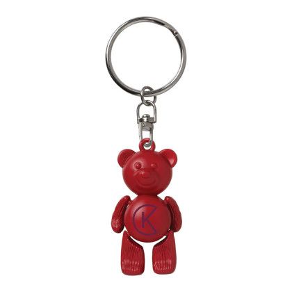 Custom Bear Keytag - Red