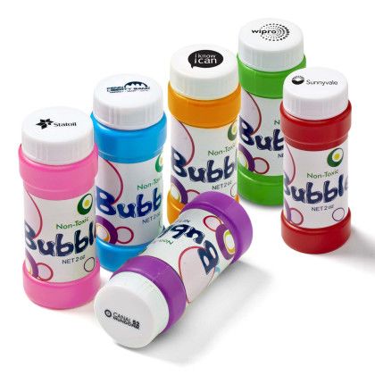 Custom Bubbles Imprint on Cap - 2 oz - All Colors 