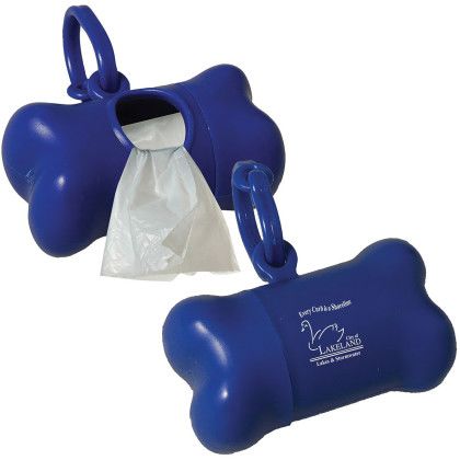 Custom Pet Waste Bag Dispenser - Blue Custom Pet Waste Bag Dispenser - Blue