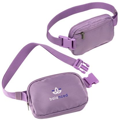 Custom AeroLoft Anywhere Unisex Belt Bag - Lavender 