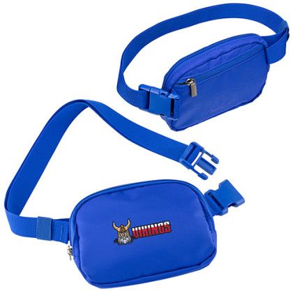 Custom AeroLoft Anywhere Unisex Belt Bag - Royal Blue 