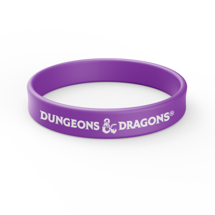 Custom Silicone 1/2 Inch Wristband - PURPLE MEDIUM
