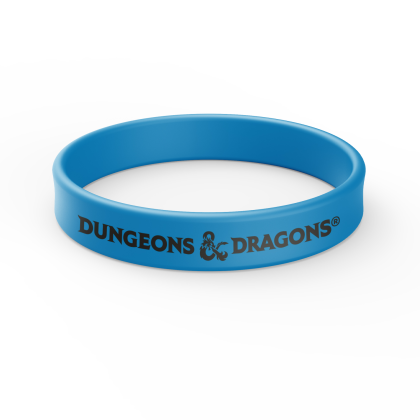 Custom Silicone 1/2 Inch Wristband - Process blue