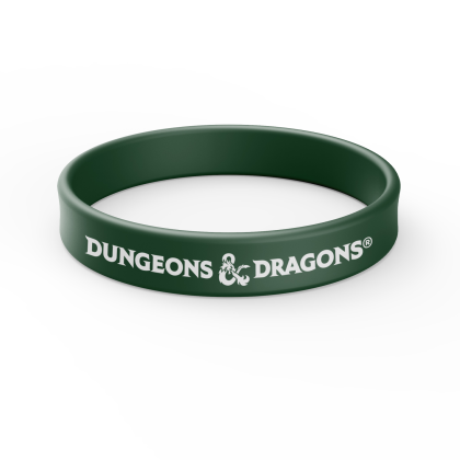 Custom Silicone 1/2 Inch Wristband - Dark green