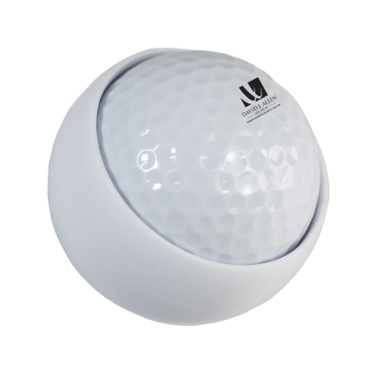 Custom Golf Ball Massager - White 