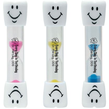 Custom 3 Minute Toothbrush Sand Timer - All Colors 