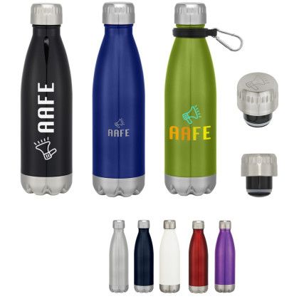 Custom 16 oz Swiggy Bottle With Custom Box - All Colors 