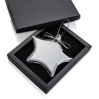 Box for Jade Glass Star Ornament with Vivid Full Color