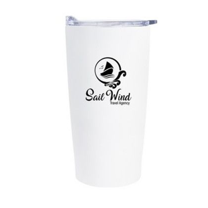Custom 20 oz Himalayan Tumbler With Stuffer And Custom Box - White/Clear 