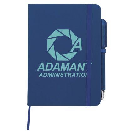 Printed Value Notebook with Joy Pen - Blue