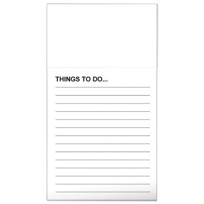 Think to do Business Card Magnet with Notepad