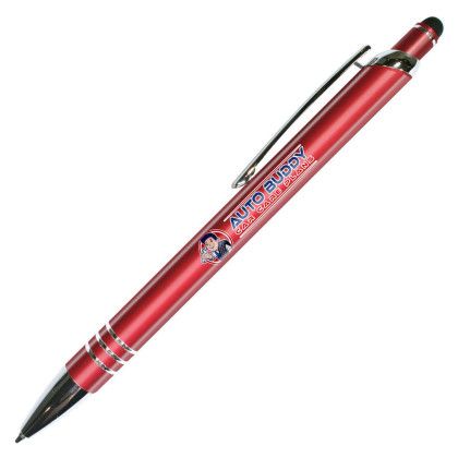 Custom FCD Halcyon Vortex Metal Pen/Stylus - Red