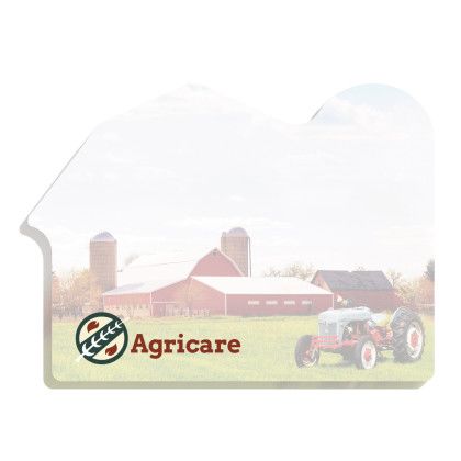 4"x3" House Sticky Notes - 25 Sheets-4 Color FREE - Barn