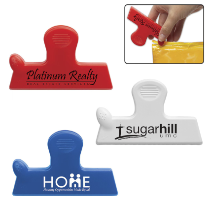 Custom Magnetic "Rip N Clip" Bag Clip - All Colors Custom Magnetic "Rip N Clip" Bag Clip - All Colors