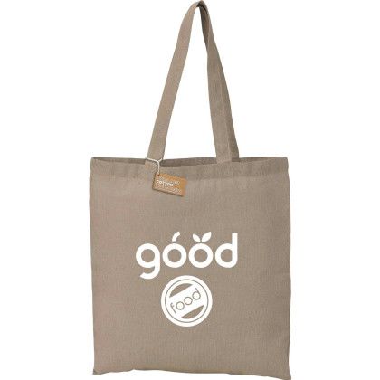 Custom Recycled 5oz Cotton Twill Tote - Natural 