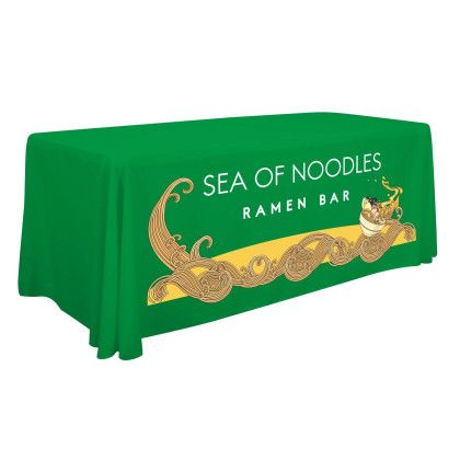 Custom 6' Standard Table Throw - Emerald