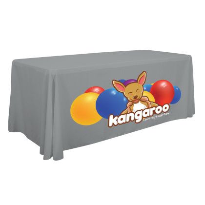 Custom 6' Standard Table Throw - Gray