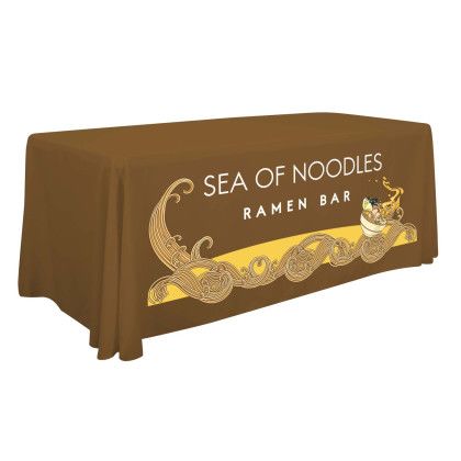 Custom 6' Standard Table Throw - Hazelnut