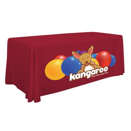 Custom 6' Standard Table Throw - Red