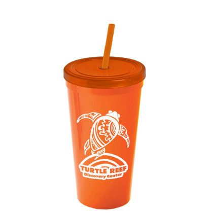 Promotional Sport Sipper 24 oz - Orange 