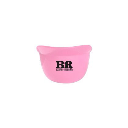 Custom Baseball Hat Ice Cream Dish - Pink