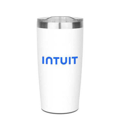 Custom Wolverine 20 oz. Copper Lined Tumbler - White Custom Wolverine 20 oz. Copper Lined Tumbler - White