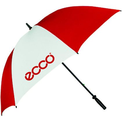 Custom Fiberglass Shaft 62 Inch Golf Umbrella - Red/White 